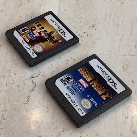 Iron Man Nintendo DS Game & Iron Man 2 DS Games Marvel Lot Of 2 Superheroes - Picture 3 of 12
